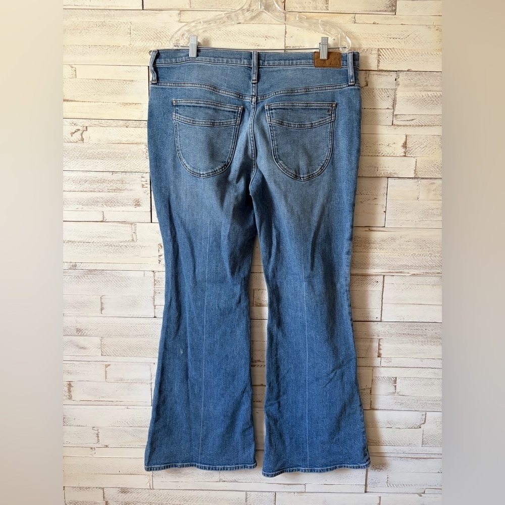 Madewell Flea Market Flare Jean boho blue denim jeans womens size 33 - Picture 2 of 4